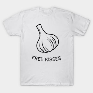 Free kisses - garlic T-Shirt